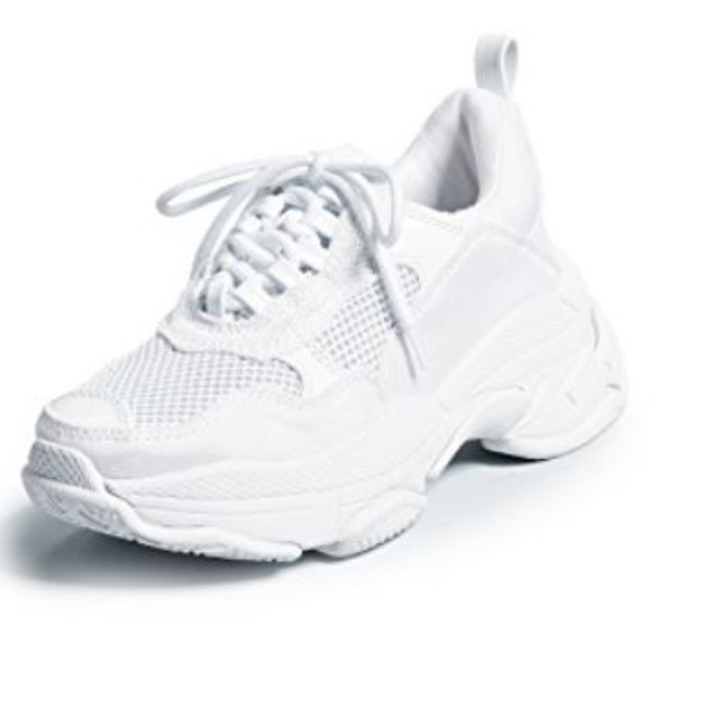 Jeffrey Campbell Lo Fi White Sneakers Size 8
